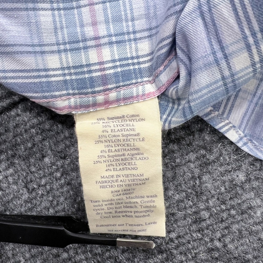 NWT FAHERTY Reserve The Movement Men's XXL Shirt Long Sleeve Plaid Button Down - Picture 12 of 15